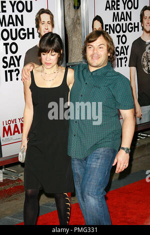 Jack Black, wife Tanya Hayden, son Samuel and Thomas 105 at the Premiere of  Goosebumps at the Westwood Village Theatre in Los Angeles. October 4, 2015.Jack  Black, wife and sons 106 