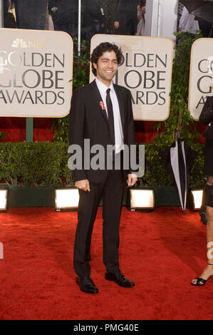 Actor Adrian Grenier attends the 67th Annual Golden Globe Awards at the Beverly Hilton in Beverly Hills, CA Sunday, January 17, 2010. Stock Photo