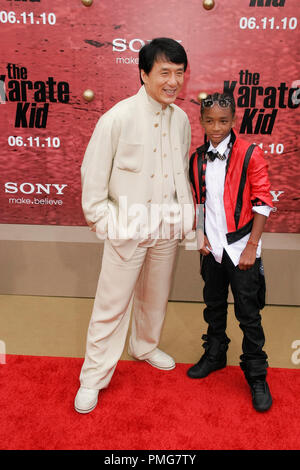 Jackie Chan and Jaden Smith 2010 MTV Movie Awards - Arrivals held at ...