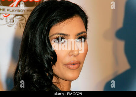 Kim Kardashian at the Aces and Angels Celebrity Poker at the Playboy Mansion Event - Arrivals held at the Holmby Hills Mansion in Los Angeles, CA July 11, 2009. Photo by: PictureLux File Reference # 30041 07PLX   For Editorial Use Only -  All Rights Reserved Stock Photo