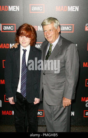 Charlie and Robert Morse at the Premiere of AMC's 'Mad Men' Season 3. Arrivals held at the Director's Guild of America in Los Angeles, CA August 3, 2009. © Joseph Martinez / Picturelux - All Rights Reserved  File Reference # 30052 05PLX   For Editorial Use Only -  All Rights Reserved Stock Photo