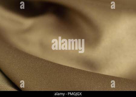 Close Up Black and Gold Fabric texture Selective Focus, abstract background Stock Photo