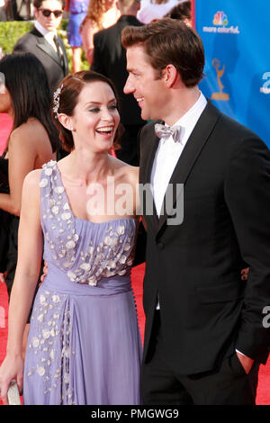 Emily Blunt and John Krasinkski at the 62nd Annual Primetime Emmy Awards held at the Nokia Theater in Los Angeles, CA, August 29, 2010.  Photo © Joseph Martinez/Picturelux - All Rights Reserved.  File Reference # 30450 249JM   For Editorial Use Only - Stock Photo