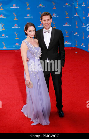 Emily Blunt and John Krasinkski at the 62nd Annual Primetime Emmy Awards held at the Nokia Theater in Los Angeles, CA, August 29, 2010.  Photo © Joseph Martinez/Picturelux - All Rights Reserved.  File Reference # 30450 251JM   For Editorial Use Only - Stock Photo