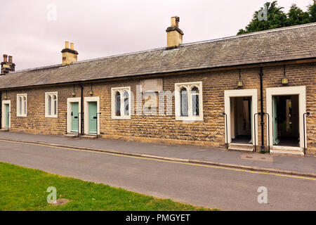 Lady Lumley's Alms Houses at Thornton le Dale in North Yorkshire Stock Photo