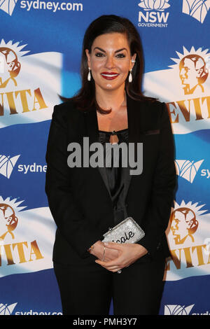 Sydney, NSW, Australia. 18th Sep, 2018. Nicole O'Neil attends opening night of Evita at the Sydney Opera House on September 18, 2018 in Sydney, Australia Credit: Christopher Khoury/Australian Press/ZUMA Wire/Alamy Live News Stock Photo