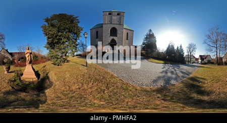 360 degree panoramic view of Effelder | Eichsfeld - Eichsfelder Dom