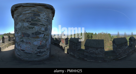 360 degree panoramic view of -Wetzlar- Bismarckturm Aussicht