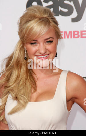 Amanda (AJ) Michalka at the Premiere of Screen Gems' 'Easy A'. Arrivals held at Grauman's Chinese Theater in Hollywood, CA, September 13, 2010. Photo by Joseph Martinez / PictureLux File Reference # 30469 025PLX   For Editorial Use Only -  All Rights Reserved Stock Photo