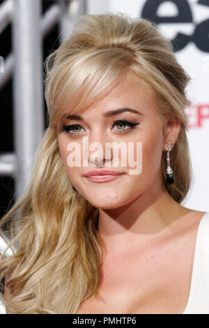 Amanda (AJ) Michalka at the Premiere of Screen Gems' 'Easy A'. Arrivals held at Grauman's Chinese Theater in Hollywood, CA, September 13, 2010. Photo by Joseph Martinez / PictureLux File Reference # 30469 031PLX   For Editorial Use Only -  All Rights Reserved Stock Photo