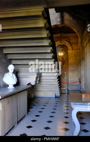 Staircase at Castle Howard, North Yorkshire, England UK Stock Photo