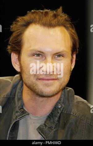 London. Christian Slater is to star in the theatre production of 'One Flew Over the Cuckoo's Nest', which will be staged first in  Edinburgh and then in London. 8 July 2004 Ref:LMK5-21-090704 ©Axel/Landmark/MediaPunch Stock Photo