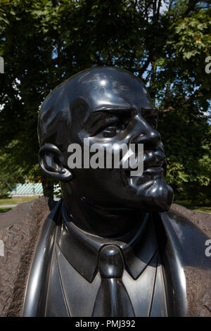 Lenin in Muzeum Park of Moscow, Russia Stock Photo