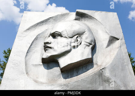 Lenin in Muzeum Park of Moscow, Russia Stock Photo