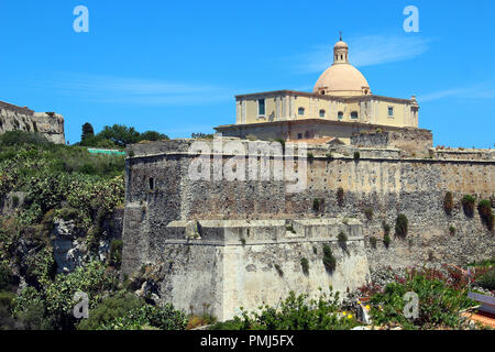 Milazzo Castle (Castello di Milazzo), Sicily, Italy Stock Photo