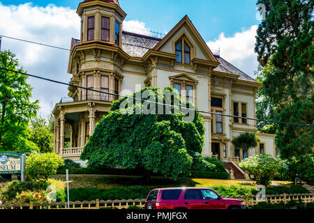 Flavel House in Astoria Oregon USA Stock Photo