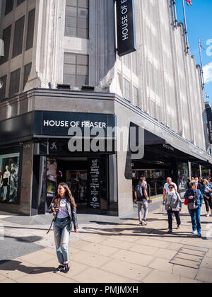 House of Fraser, Flagship Store, Oxford Street, London, England, UK, GB Stock Photo