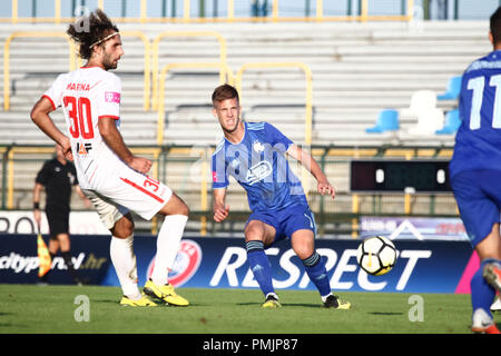 Velika Gorica, Croatia - 15th, September 2018 : First football Croatian league Hrvatski Telekom, game between Hnk Gorica and Dinamo on Gorica stadium. Stock Photo