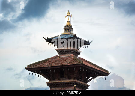 Patan Durbar Square is situated at the centre of the city of Lalitpur in Nepal. It is one of the three Durbar Squares in the Kathmandu Valley, all of  Stock Photo