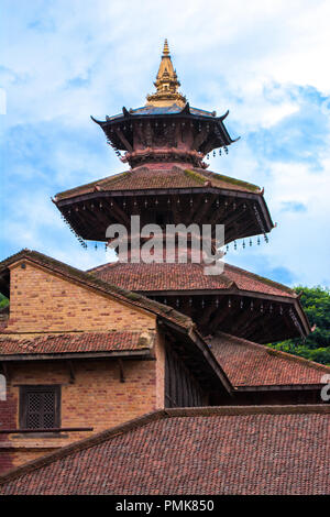 Patan Durbar Square is situated at the centre of the city of Lalitpur in Nepal. It is one of the three Durbar Squares in the Kathmandu Valley, all of  Stock Photo