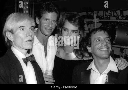 Andy Warhol, Calvin Klein and Brooke Shields at Studio 54 1981 Photo By ...