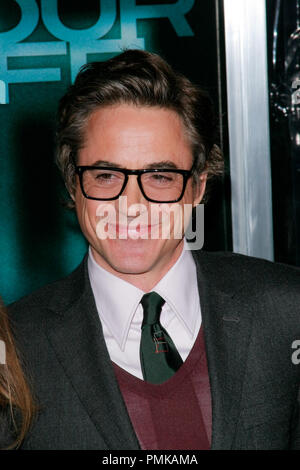 Robert Downey Jr. at the Premiere of Warner Brothers Pictures' 'Unknown'. Arrivals held at Mann Village Theater in Westwood, CA, February 16, 2011.  Photo by Joe Martinez / PictureLux Stock Photo