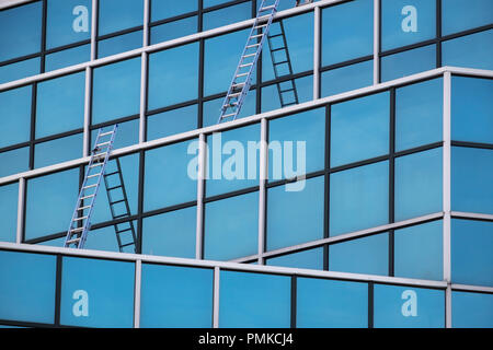 Abstract Architecture, Birmingham, Alabama Stock Photo