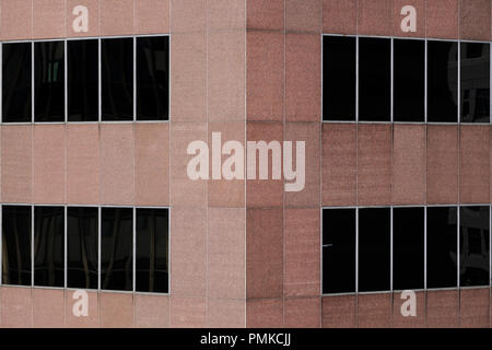 Architecture detail in office block, Birmingham alabama Stock Photo