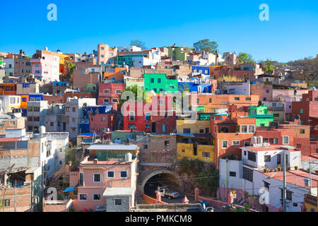 Guanajuato, Mexico, scenic old town streets Stock Photo