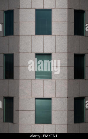 Architecture detail in office block, Birmingham alabama Stock Photo