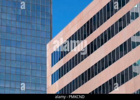 Architecture detail in office block, Birmingham alabama Stock Photo