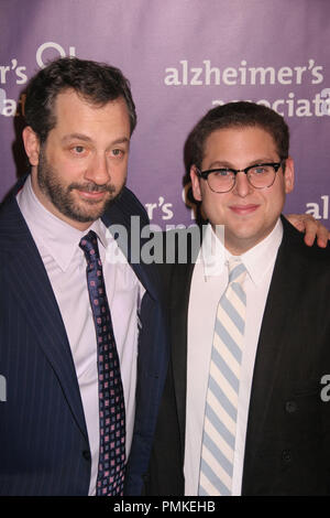 Jonah Hill, Judd Apatow 03/16/11, 19th Annual Alzheimer's Benefit 'A Night at Sardi's' @ Beverly Hilton Hotel, Beverly Hills, Photo by Izumi Hasegawa /www.HollywoodNewsWire.net / PictureLux Stock Photo