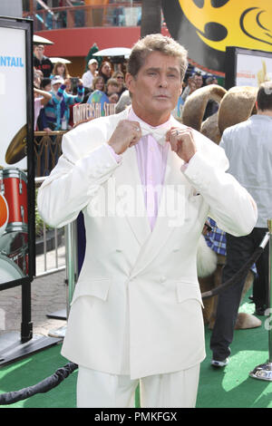 David Hasselhoff at the premiere of Universal Pictures' 'HOP.' Arrivals held at Universal Studios Hollywood in Universal City, CA, March 27, 2011. Photo by: Richard Chavez / PictureLux Stock Photo