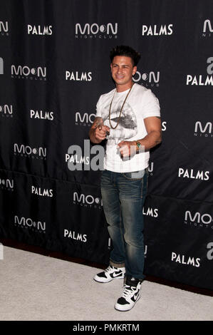 Jersey Shore Castmember Pauly D (Delvecchio) attends Basketball legend Shaquille O'Neal Retirement Party at Moon Nighclub inside Palms Casino Resort in Las Vegas, NV. June 25, 2011.  © 2011 Lisa Wright / PictureLux Stock Photo