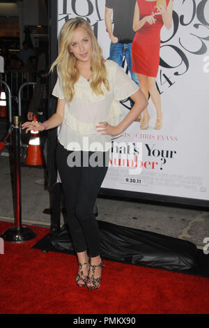 Megan Park, 09/19/2011, 'What's Your Number', Premiere, Regency Village Theater, Westwood, Photo by Izumi Hasegawa/ HollywoodNewsWire.net/ PictureLux Stock Photo