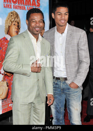 Sugar Shane Mosley & Shane Mosley, Jr. at the Los Angeles Premiere of 'Big Mommas Like Father, Like Son' held at the Arclight Cinerama Dome in Hollywood, CA. The event took place on Thursday, February 10, 2011. Photo by PRPP Pacific Rim Photo Press / PictureLux Stock Photo