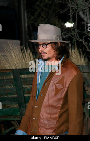 Johnny Depp at the Premiere of Paramount Pictures' "Rango". Arrivals