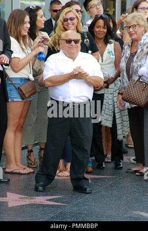 Danny DeVito at the Hollywood Chamber of Commerce ceremony to honor him with a star on the Hollywood Walk of Fame in Hollywood, CA, August 18, 2011..  Photo by Joe Martinez / PictureLux Stock Photo