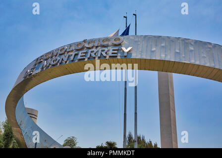 Puebla, Mexico-April 14, 2018: Monterrey Institute of Technology (Tecnologico de Monterrey) and Higher Education, Puebla Campus Stock Photo