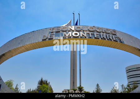 Puebla, Mexico-April 14, 2018: Monterrey Institute of Technology (Tecnologico de Monterrey) and Higher Education, Puebla Campus Stock Photo