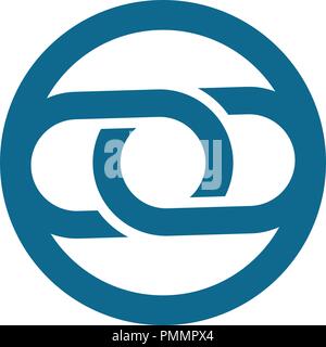 Business corporate abstract unity vector logo design template Stock Vector
