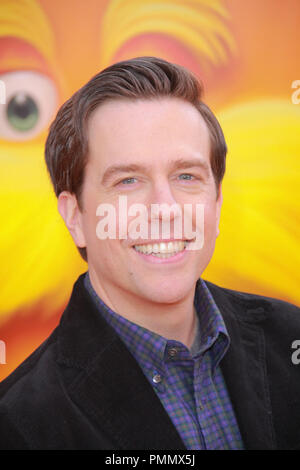 Ed Helms 02/19/2012 'The Lorax' Premiere held at the Universal Studios Hollywood, Universal City, CA Stock Photo