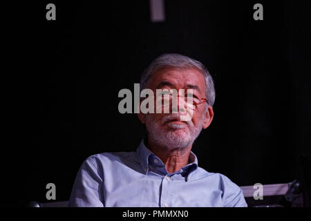 Member of European Parliament, Sergio Cofferati, debating at Proxima festival. Credit: MLBARIONA/Alamy Stock Photo Stock Photo