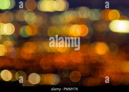 Background bokeh of colorful lights; abstract background Stock Photo
