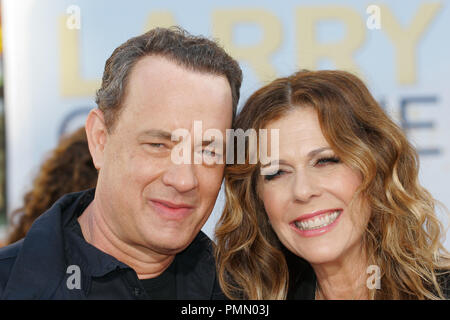 Tom Hanks and Rita Wilson at the Premiere of Universal Pictures' 'Larry Crowne'. Arrivals held at Grauman's Chinese Theatre in Hollywood, CA, June 27, 2011.  Photo by Joe Martinez / PictureLux Stock Photo