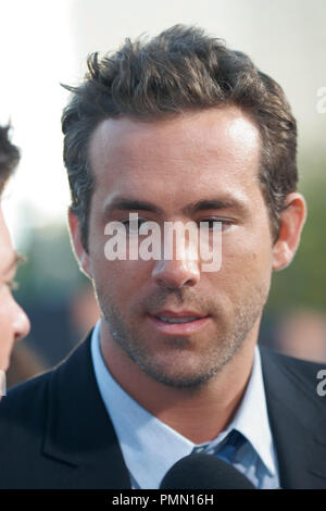 Ryan Reynolds at the World Premiere of Universal Pictures' 'The Change-Up'. Arrivals held at the Village Theatre in Westwood, CA, August 1, 2011. Photo by Joe Martinez / PictureLux Stock Photo