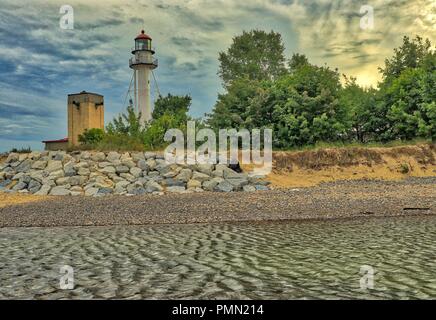 Lake Superior Whitefish Point Michigan Stock Photo