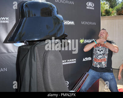 UFC Fighter Chuck Liddell & Lego Darth Vader at Tony Hawk's 8th Annual Stand Up For Skateparks Benefit held at Ron Burkle’s Green Acres Estate in Beverly Hills, CA. The event took place on Sunday, October 2, 2011. Photo by PRPP Pacific Rim Photo Press/ PictureLux Stock Photo