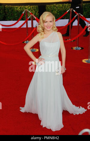 Angela Kinsey at the 18th Annual Screen Actors Guild Awards. Arrivals held at the Shrine Auditorium in Los Angeles, CA, January 29, 2012. Photo by Joe Martinez / PictureLux Stock Photo