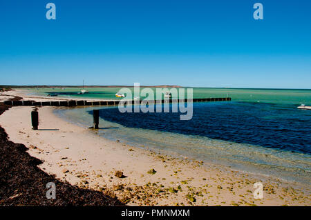 Recreation Jetty - Denham - Western Australia Stock Photo